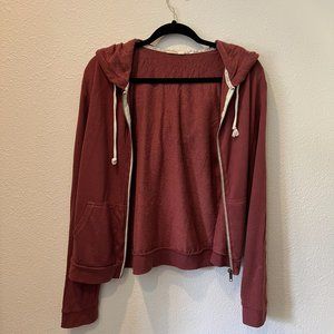 LA Hearts Zip Up Hoodie